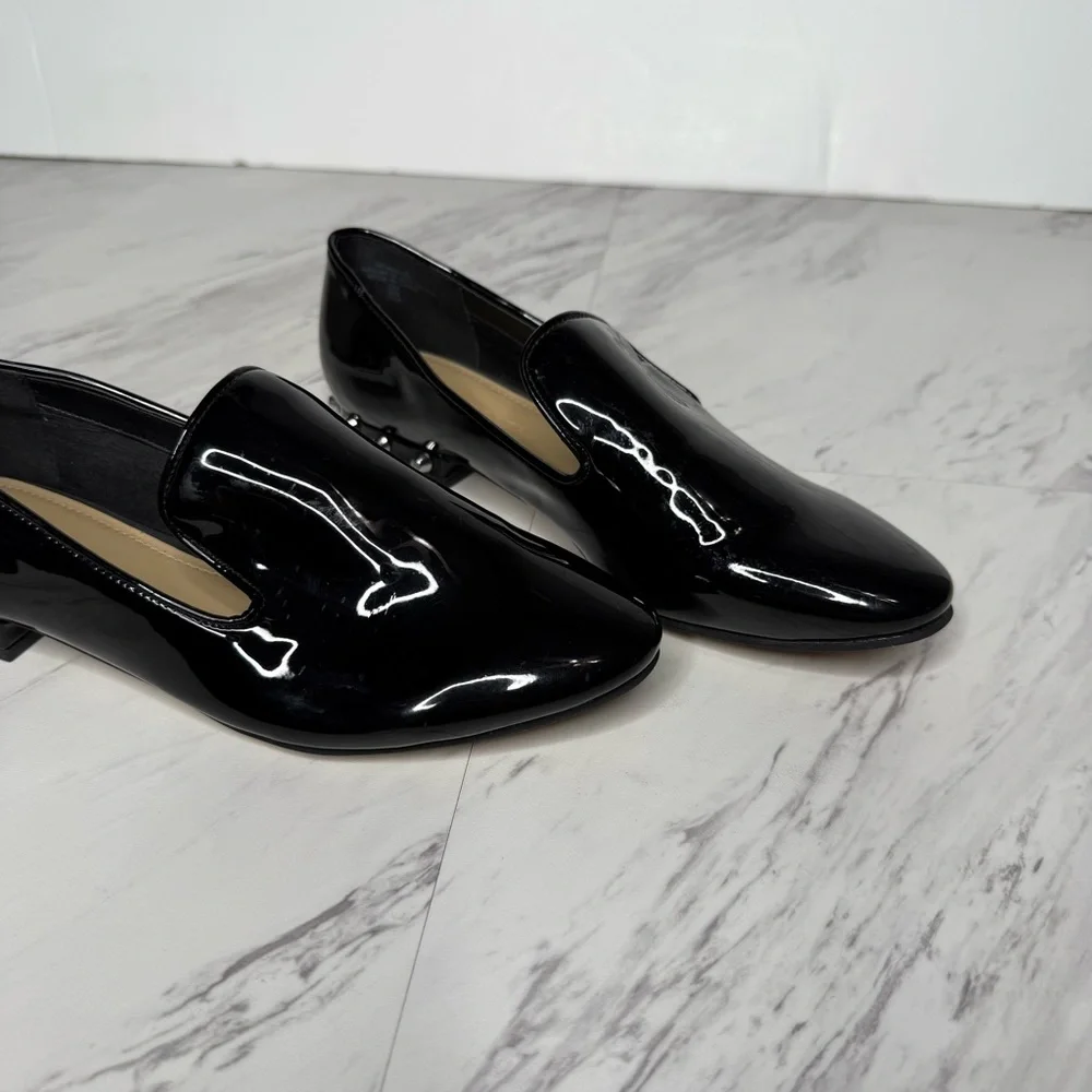 Marc Fisher Abree Black Patent Leather Loafer 6M